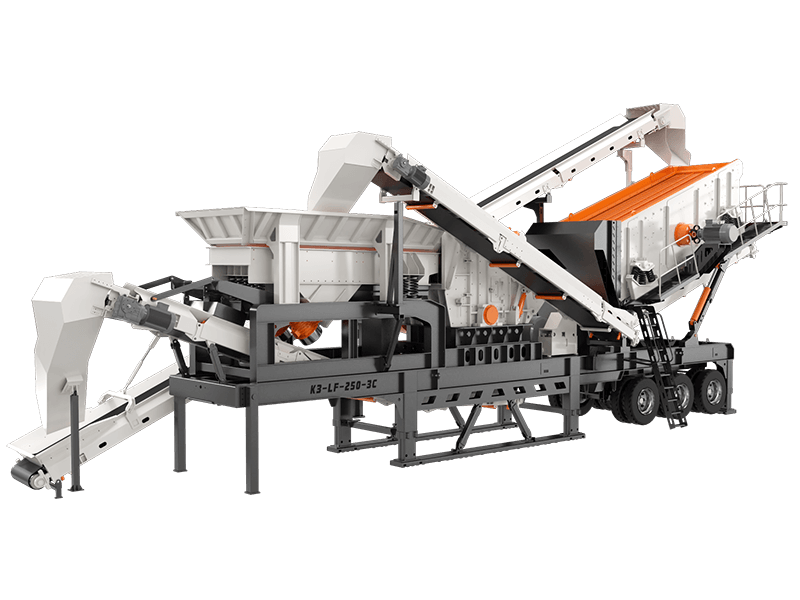 Wheel-mounted 3-in-1 Crusher Plant